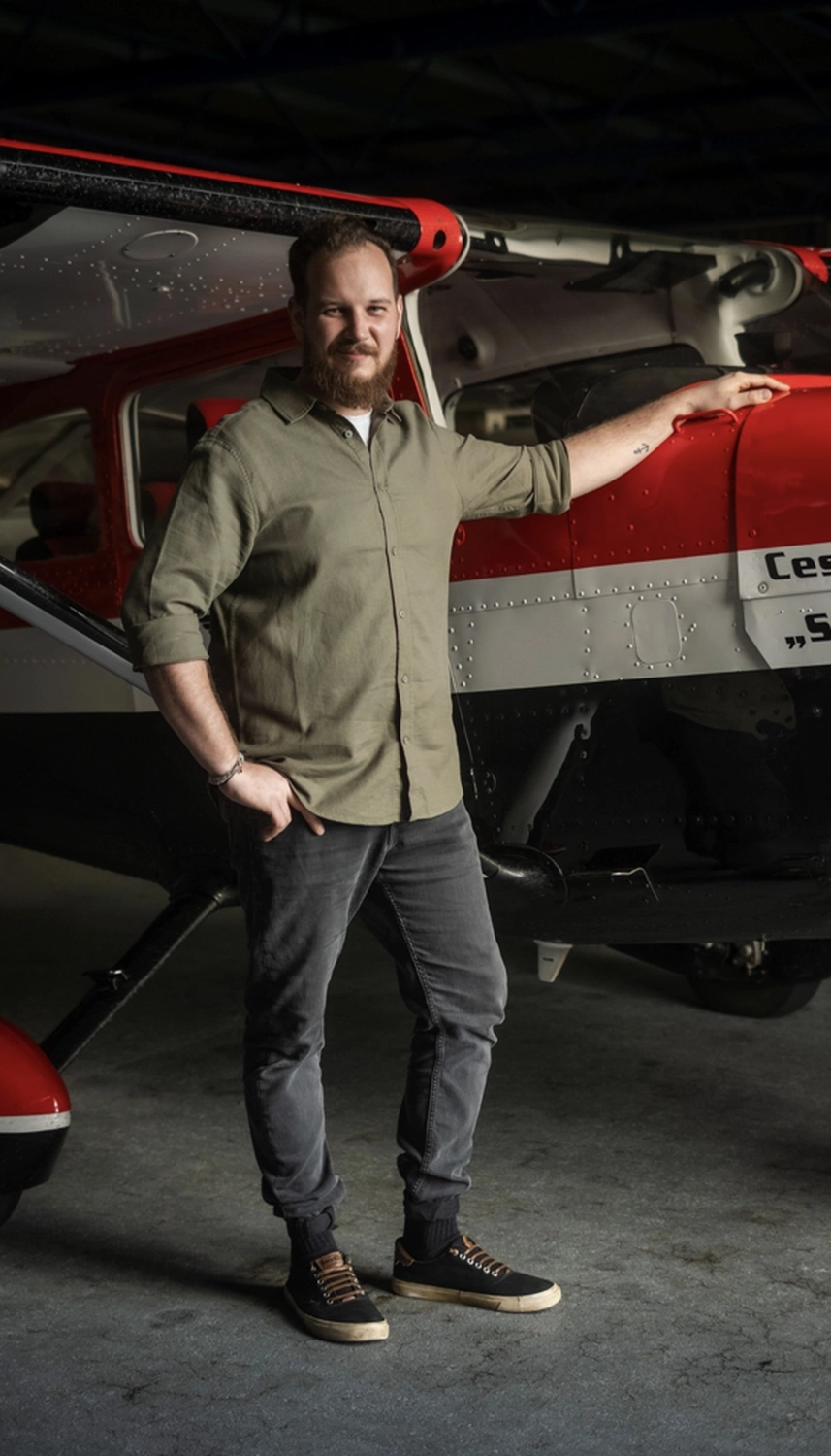  FlugZeit — Jahnsdorf — Pilotencoaching — Sascha Aurich, Pilot & Gründer von FlugZeit